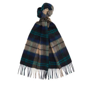 Barbour Wool Cashmere Tartan Scarf